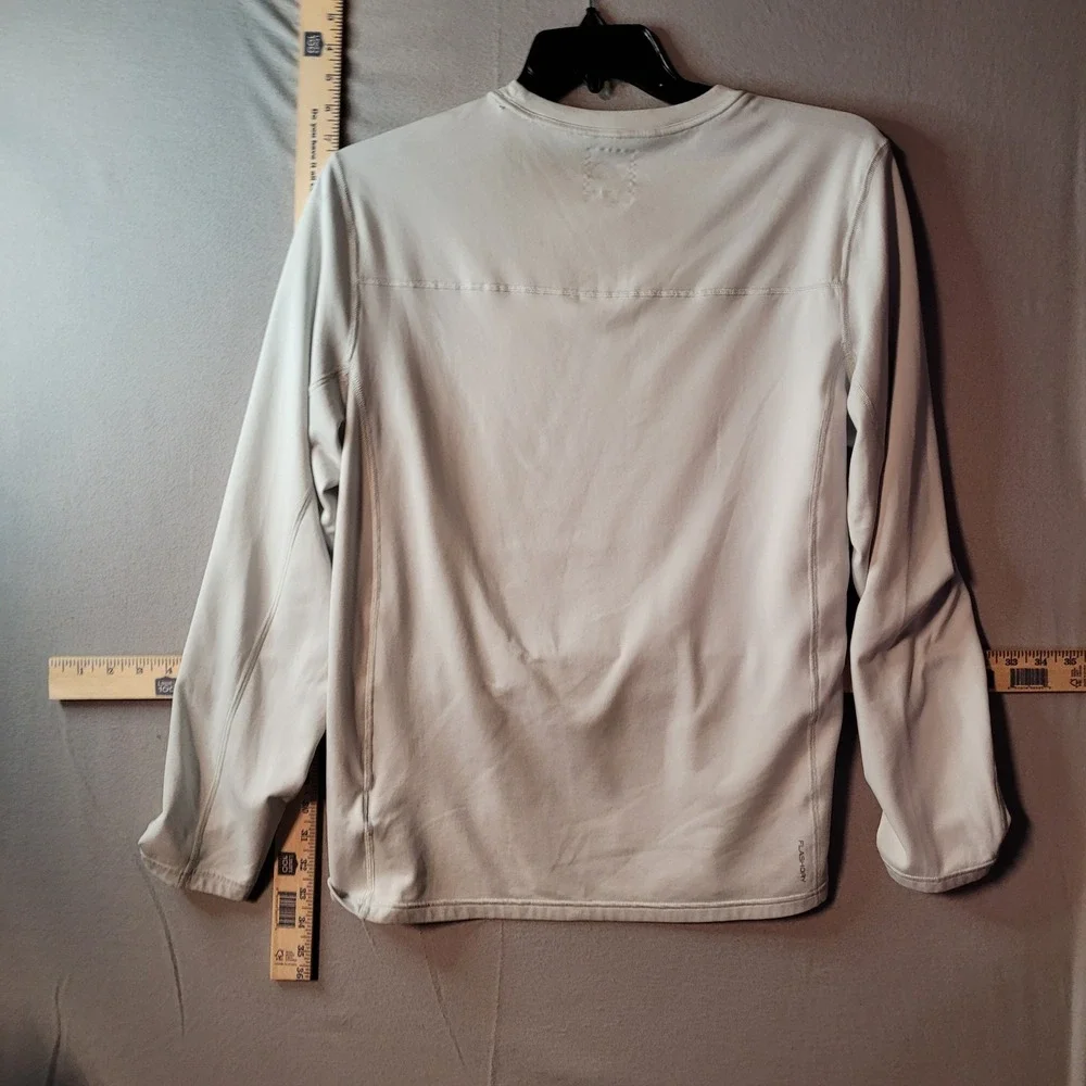 The North Face Mens FlashDry Long Sleeve Shirt Gray XL NF0A3Y3Y Hiking‎ Training